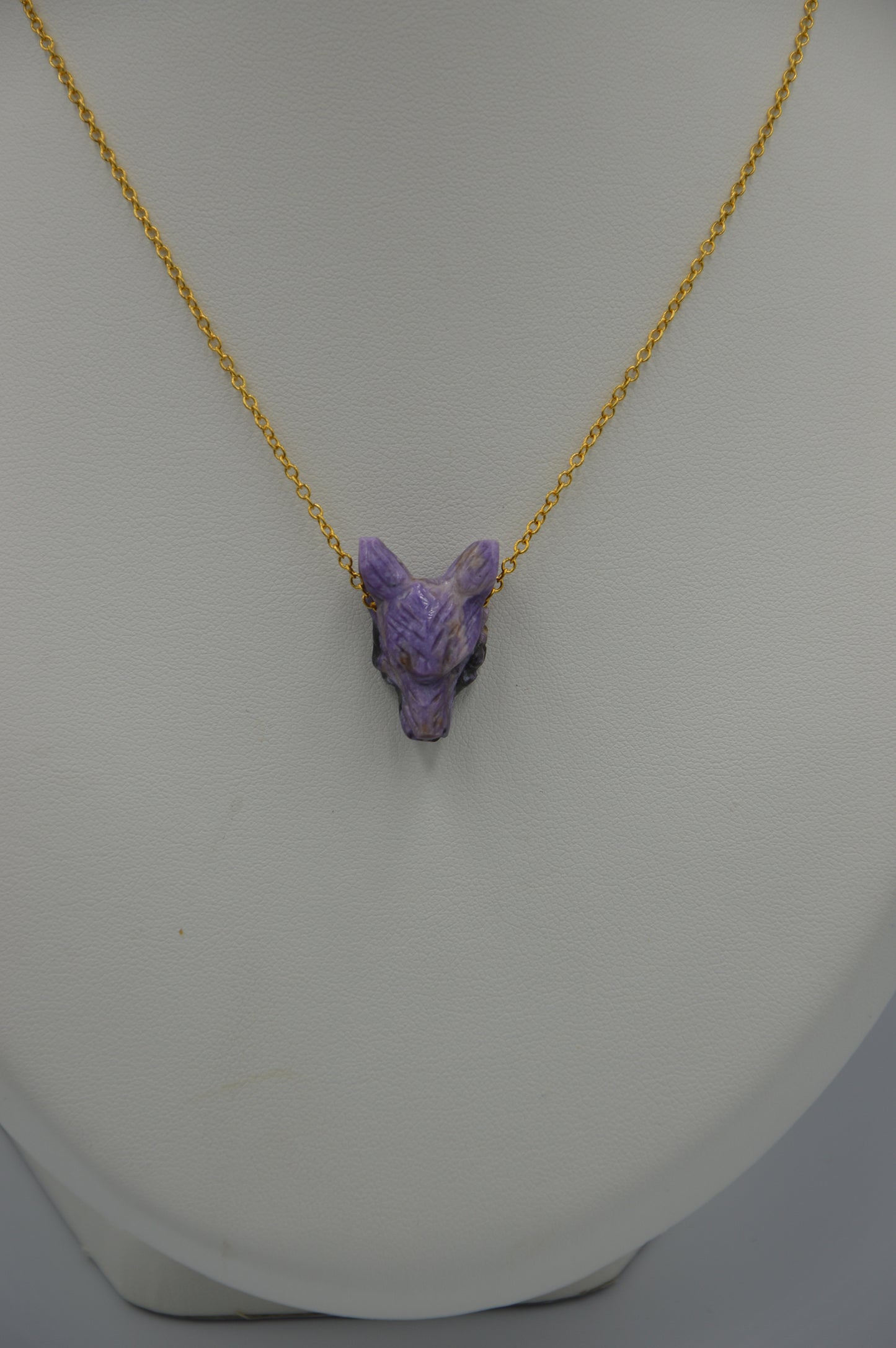 Collier LOUP VIOLET 🤍