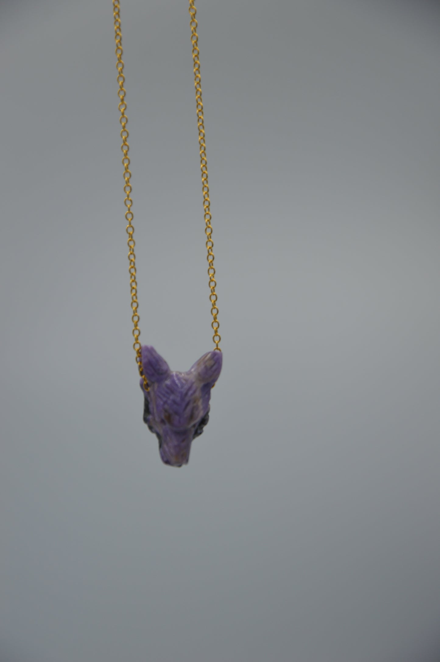 Collier LOUP VIOLET 🤍