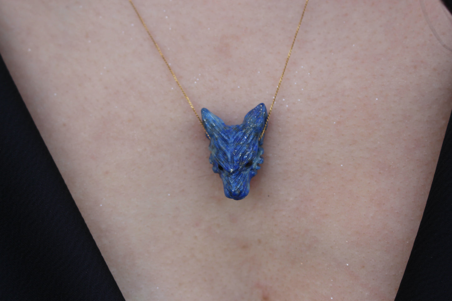 Collier LOUP LAPIS LAZULI 🤍