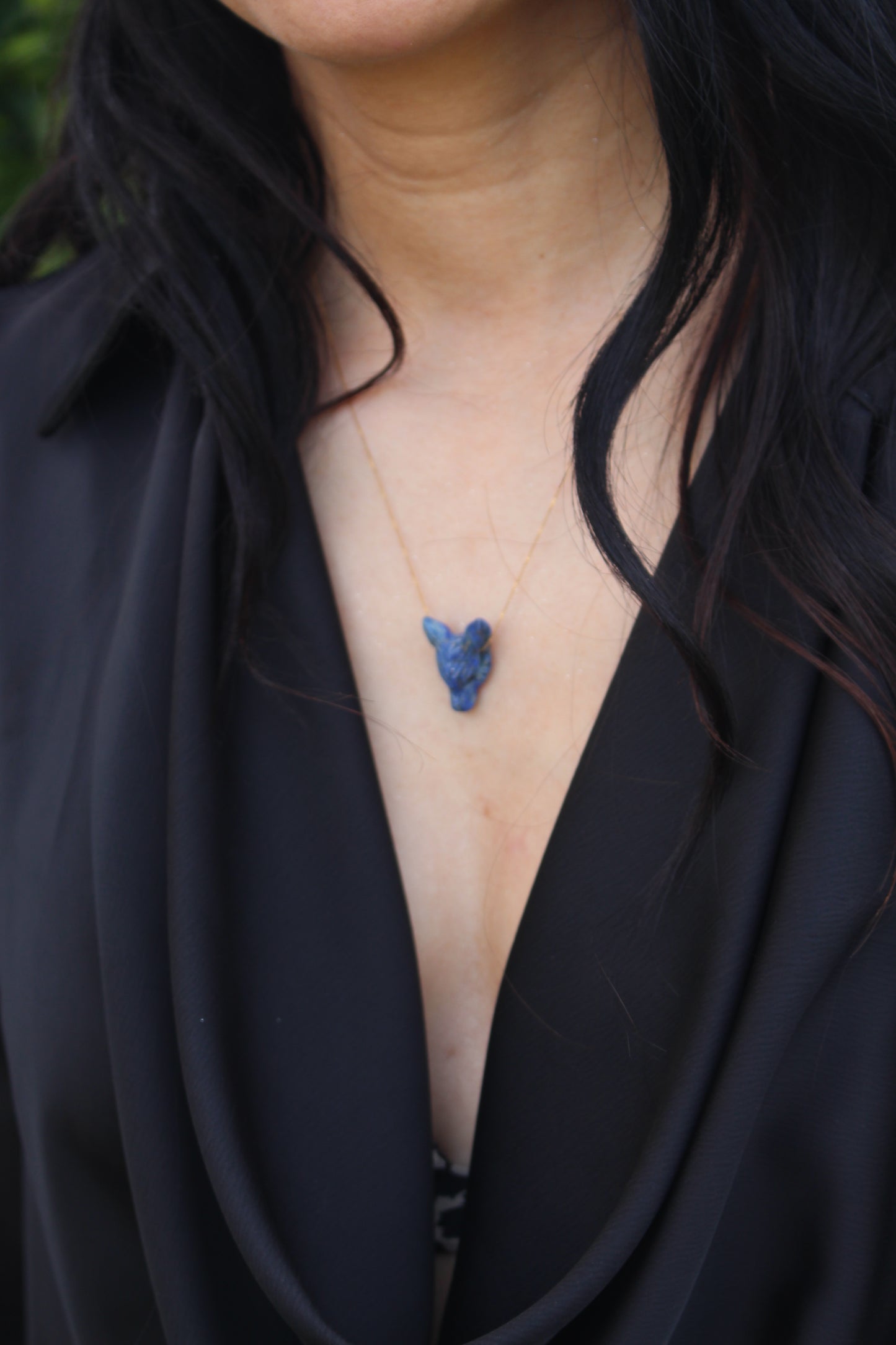 Collier LOUP LAPIS LAZULI 🤍